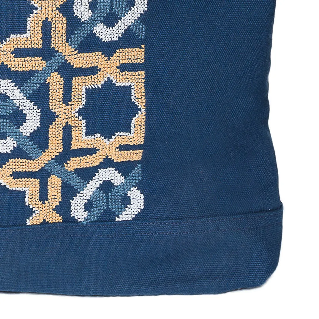 NAVY CANVAS BAG SDG#17