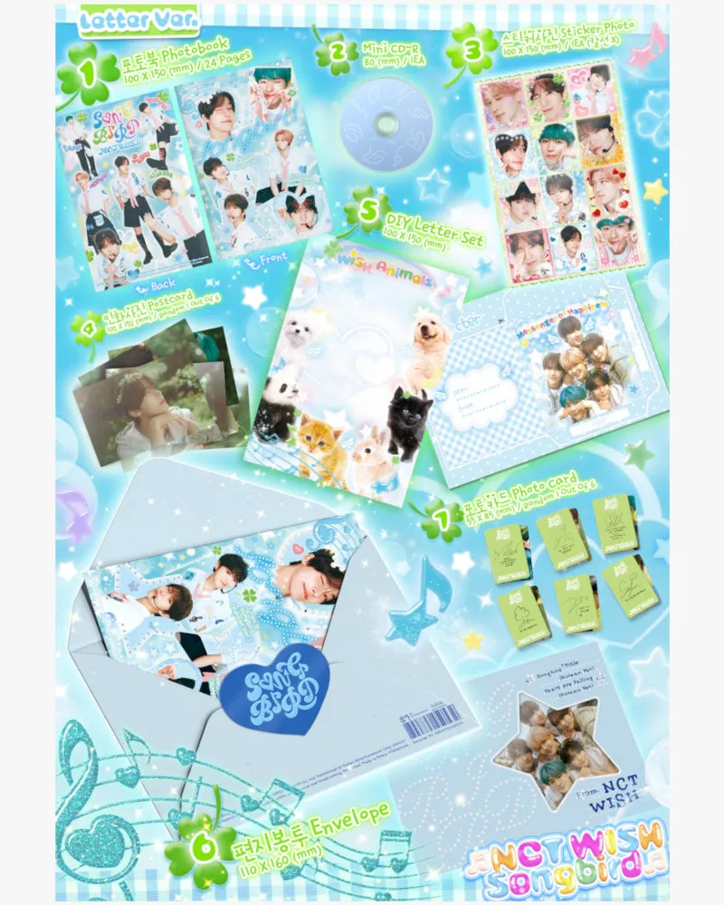 NCT WISH - 2ND SINGLE ALBUM [Songbird] (Letter Ver.)