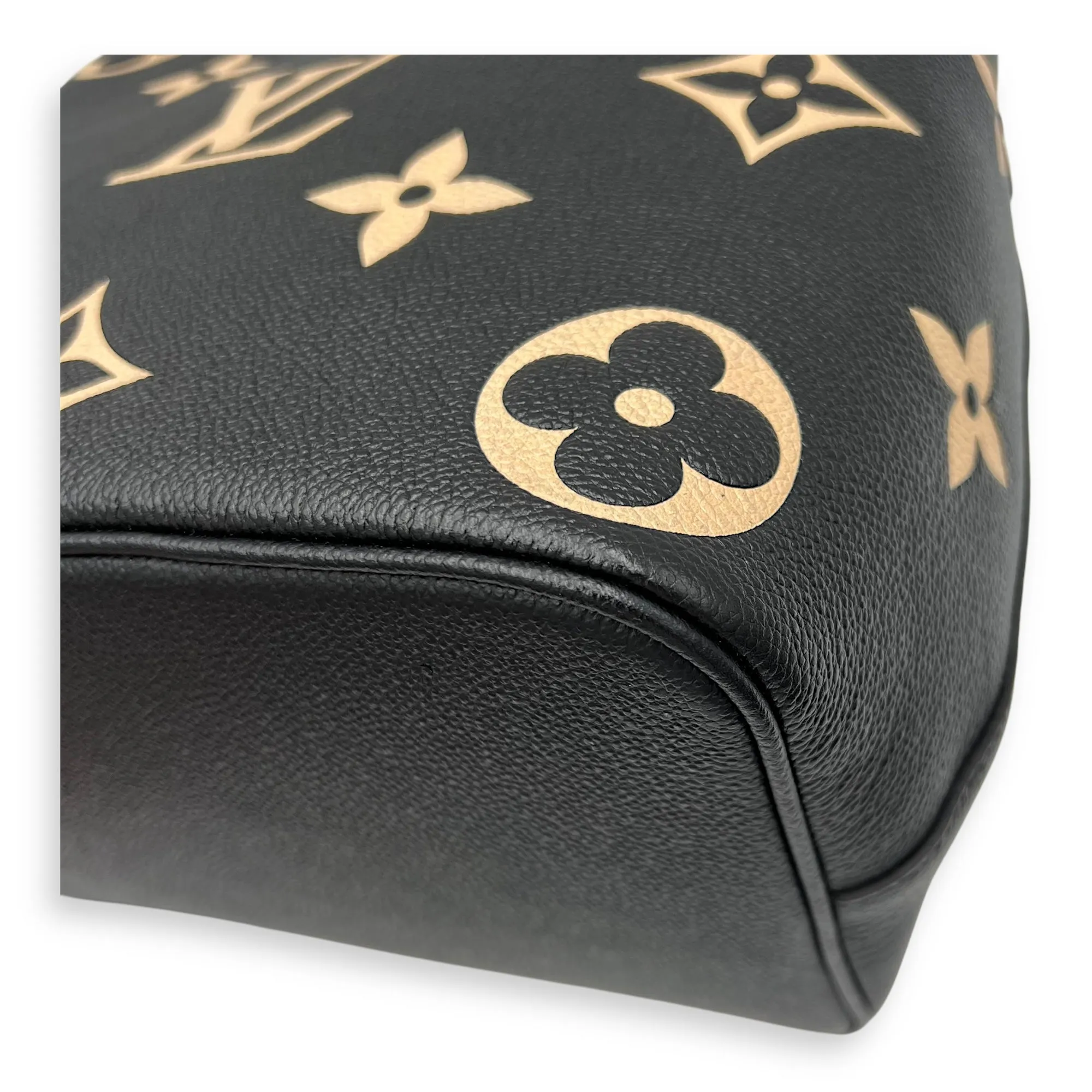 NeoNoe Bucket Bag Black in Empreinte Leather, Gold hardware