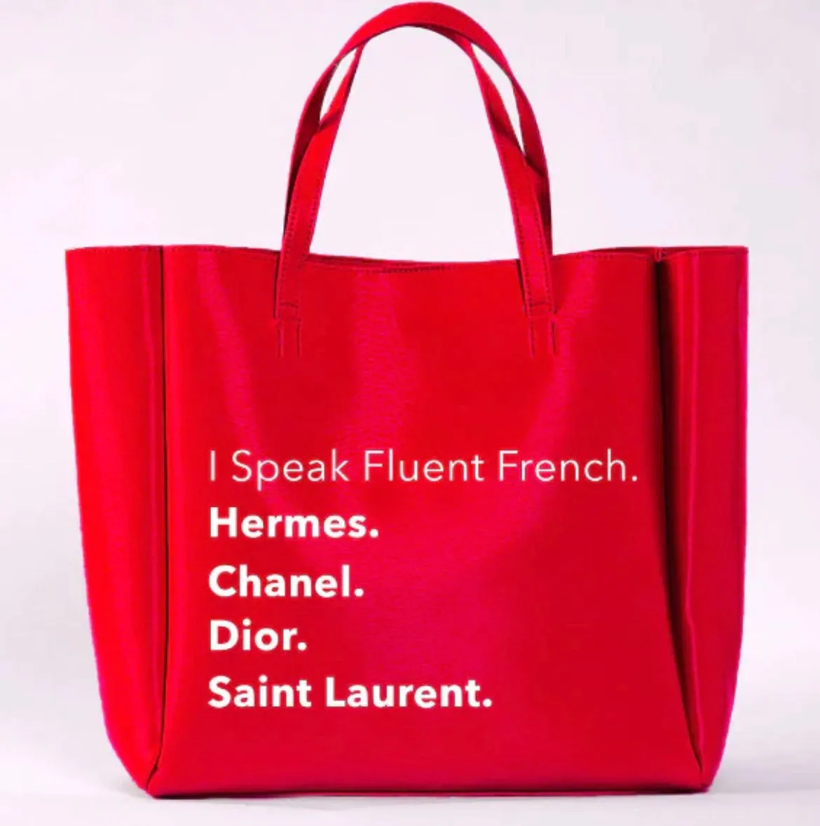 Never Full Fluent French Tote