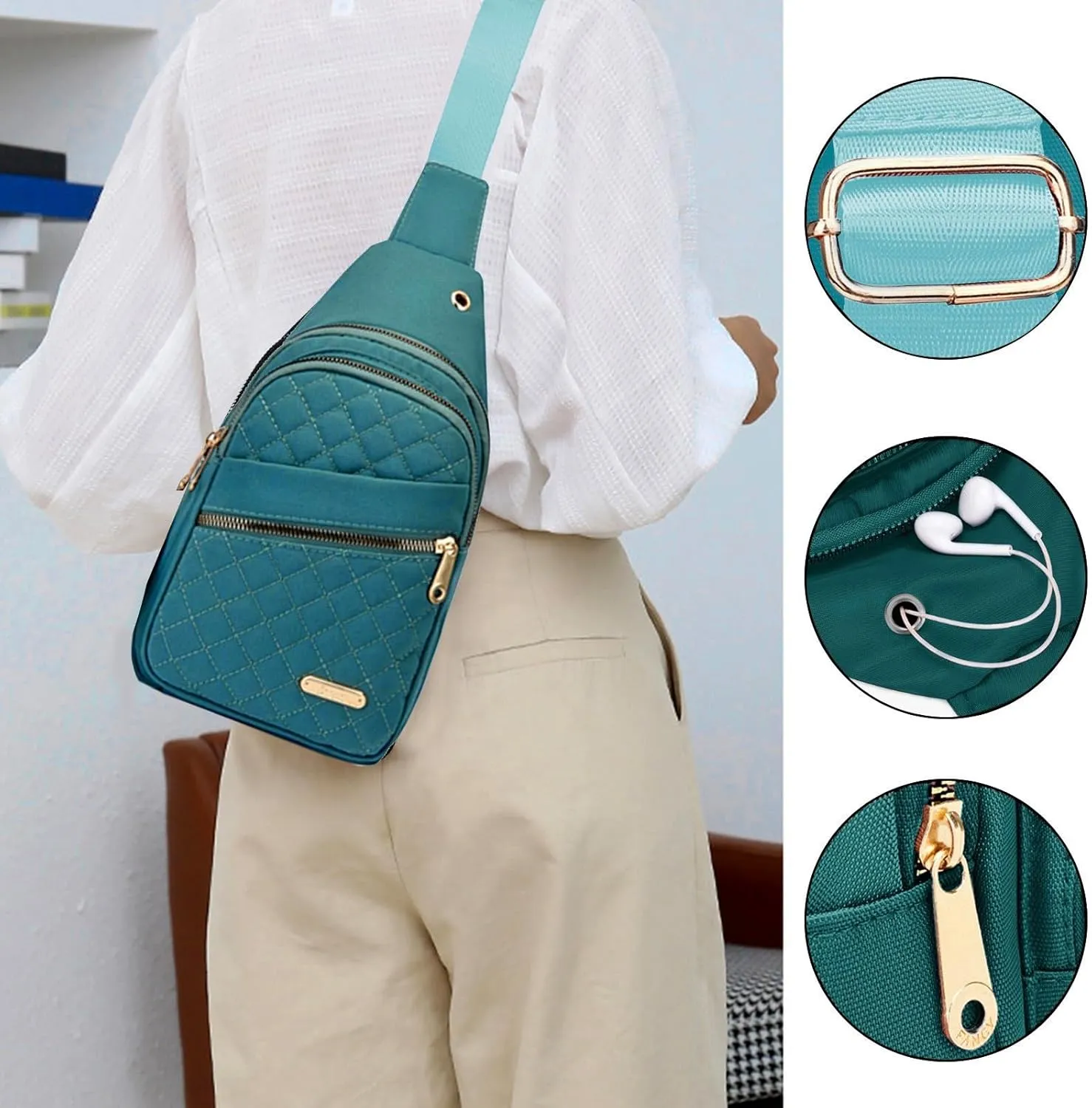 New Crossbody Bags Chest Bag Backpack Sling Bag Shoulder Bags Tote Purse for Women Men