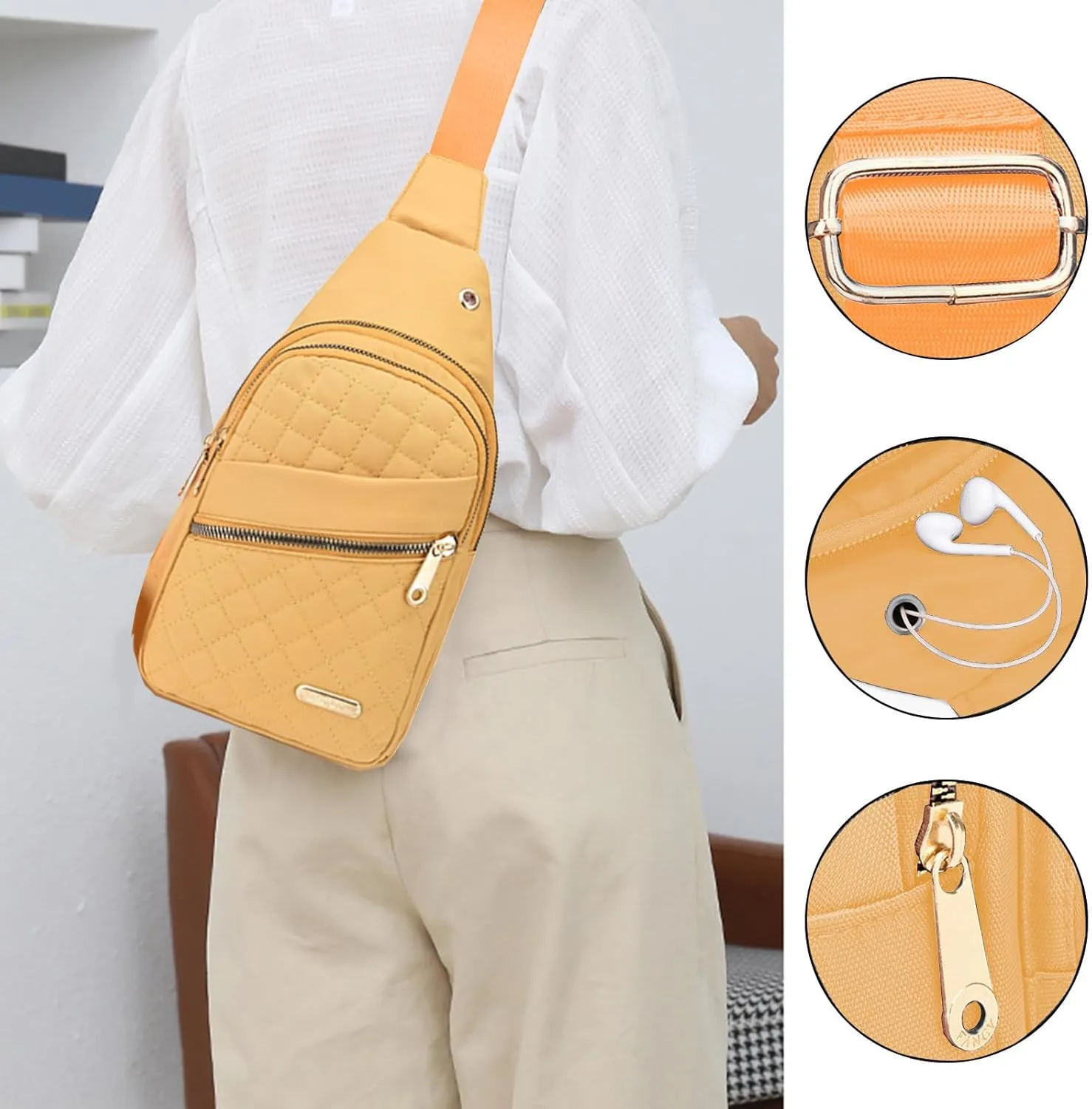 New Crossbody Bags Chest Bag Backpack Sling Bag Shoulder Bags Tote Purse for Women Men