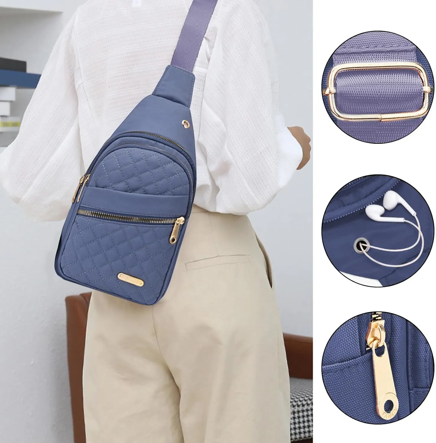 New Crossbody Bags Chest Bag Backpack Sling Bag Shoulder Bags Tote Purse for Women Men