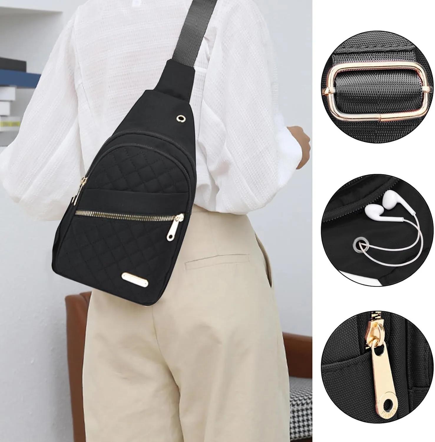 New Crossbody Bags Chest Bag Backpack Sling Bag Shoulder Bags Tote Purse for Women Men