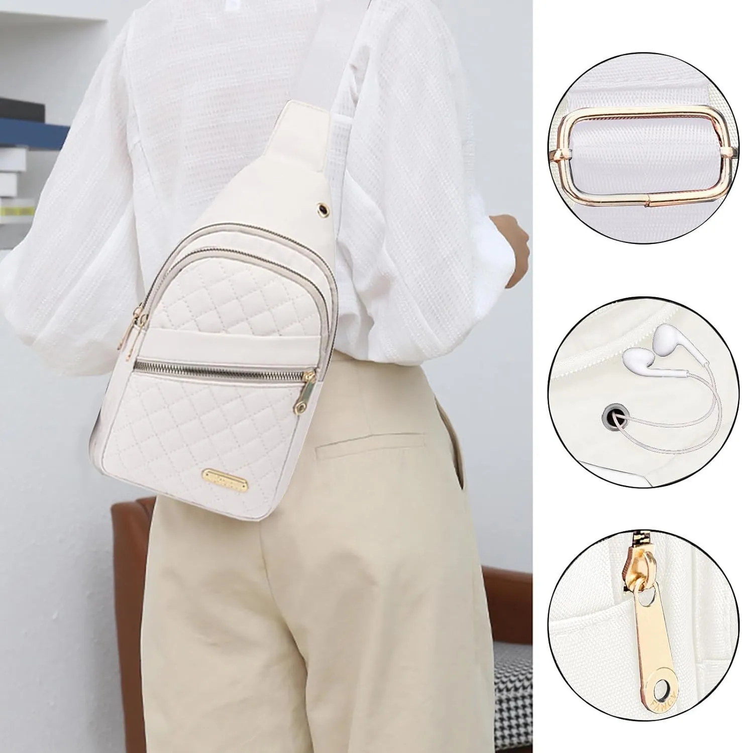 New Crossbody Bags Chest Bag Backpack Sling Bag Shoulder Bags Tote Purse for Women Men