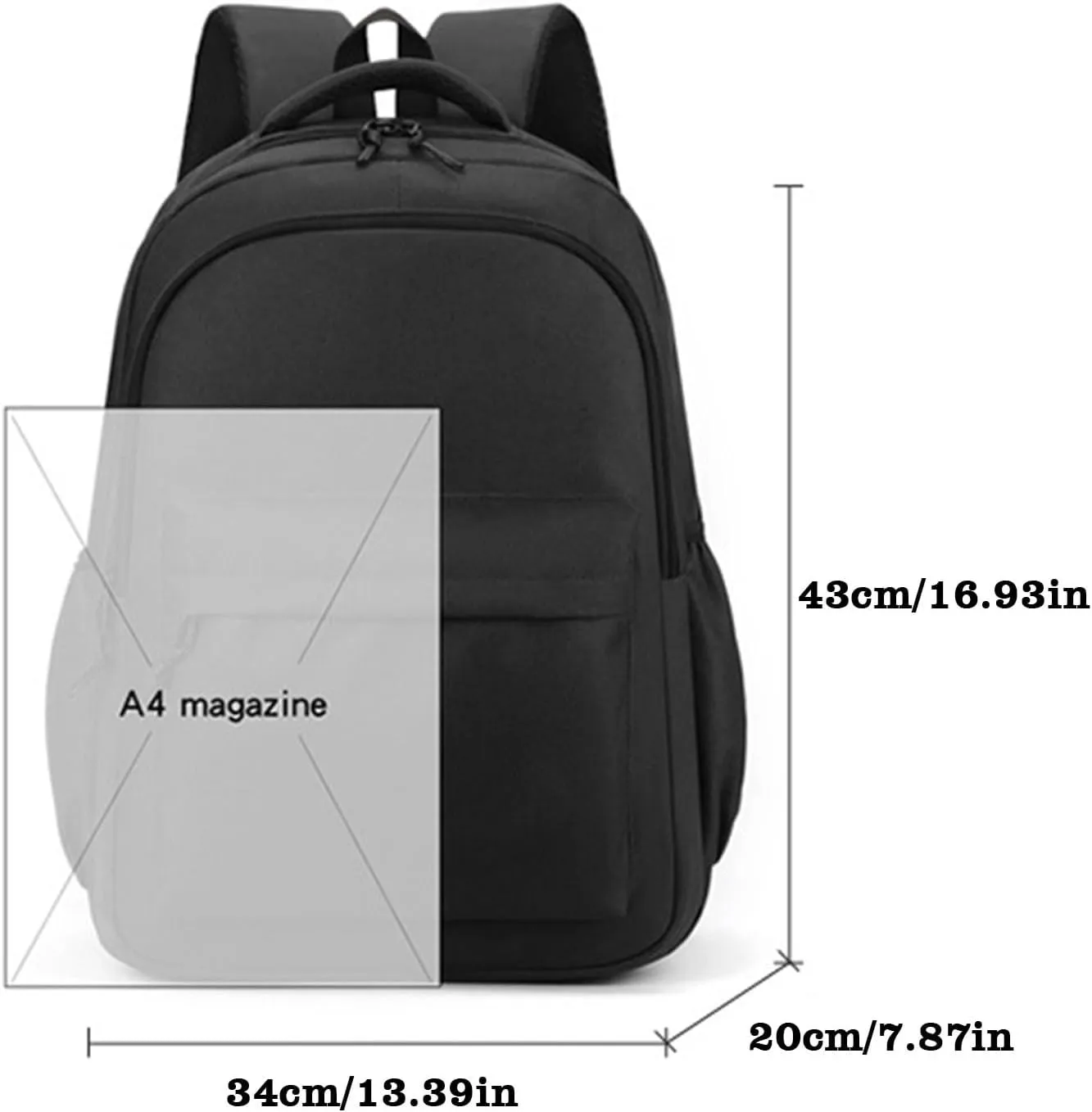 New Outdoor Sports Backpack Storage Bag Lightweight Travel Bag Large Capacity Mini Backpack Organizer (Purple, One Size)