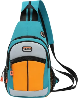 New Women Chest Bag Large Capacity Backpack Casual Messenger Bag Crossbody Versatile Bags Messenger (Green, One Size)