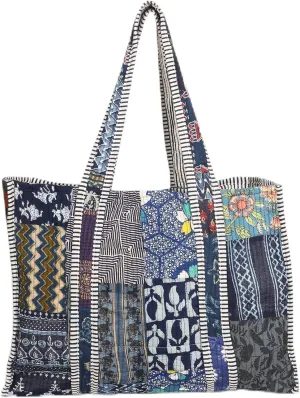 New Womens Handbags Quilted Tote Bags Vintage Patchworke Floral Printed Handbag