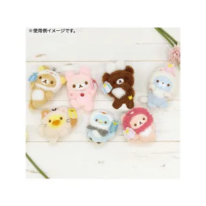 Niko Niko Plush Badge - Rilakkuma / Smiling Happy For You -Please order 7pcs for whole set