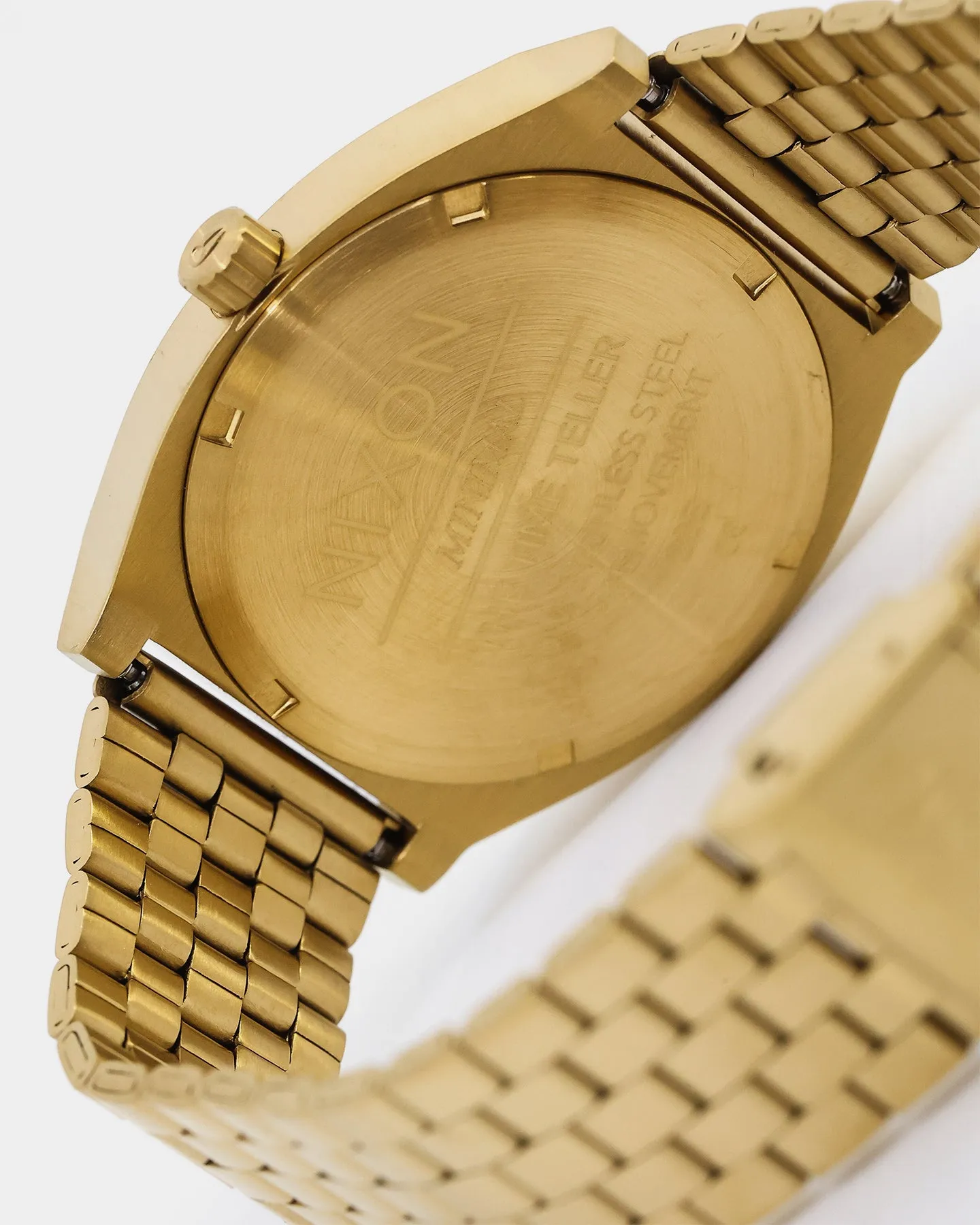 Nixon Time Teller Watch Gold/Oxblood