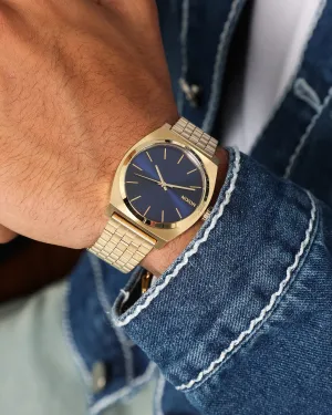 Nixon Time Teller Watch Light Gold/Cobalt