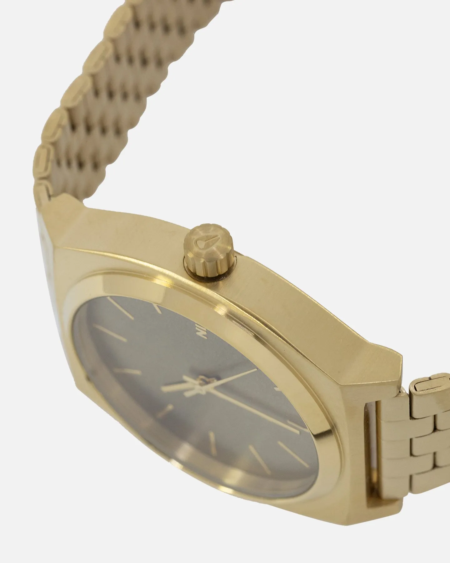 Nixon Time Teller Watch Light Gold/Vintage White