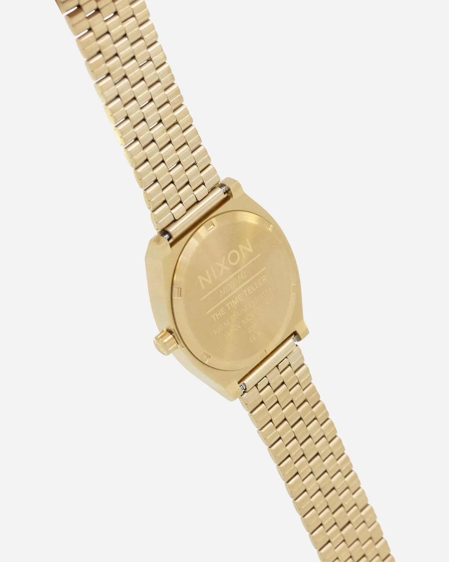 Nixon Time Teller Watch Light Gold/Vintage White