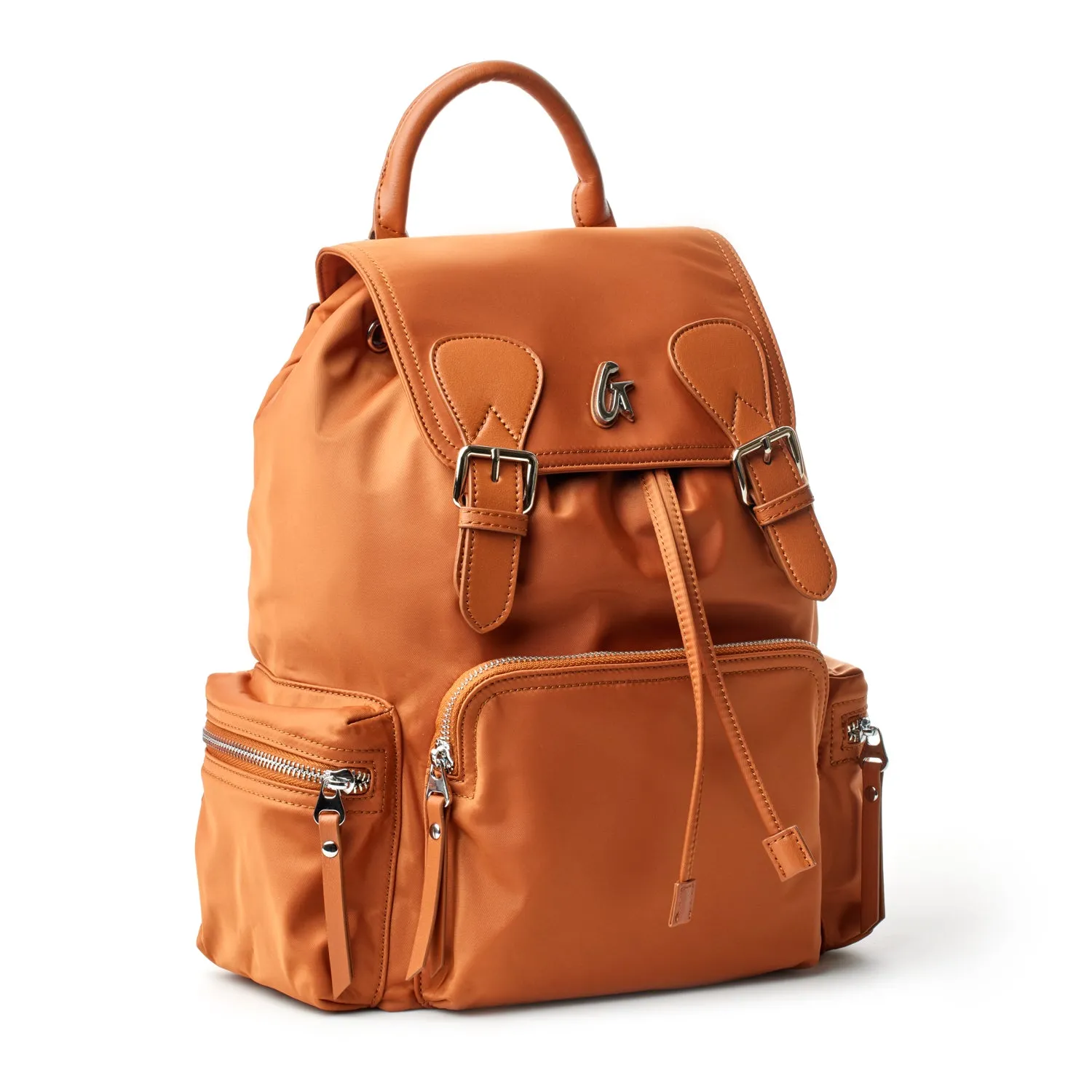 NYLON BACKPACK - BROWN