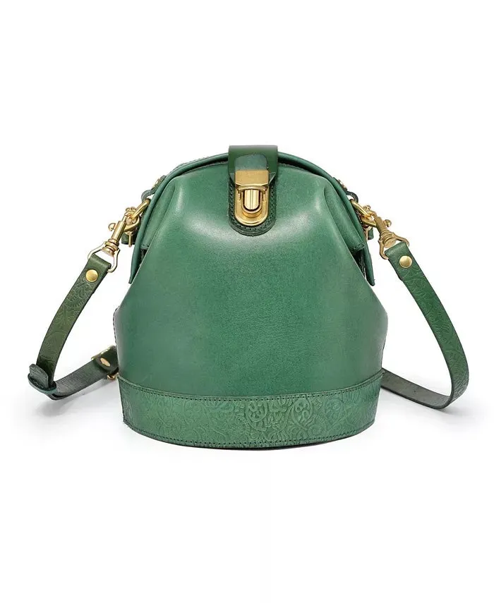 OLD TREND DOCTOR BUCKET CROSSBODY CONVERTIBLE LEATHER BAG