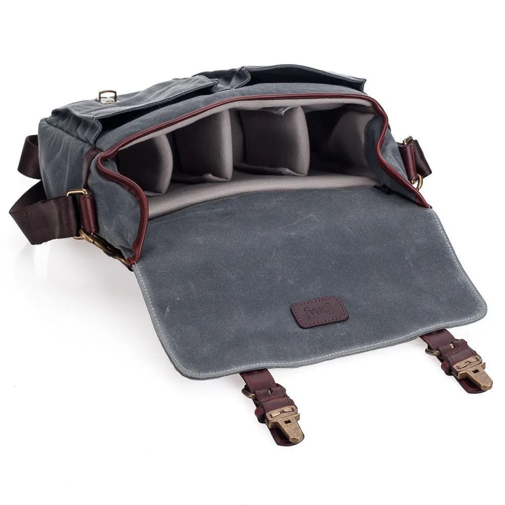 ONA Prince Street Camera Messenger Bag - Smoke