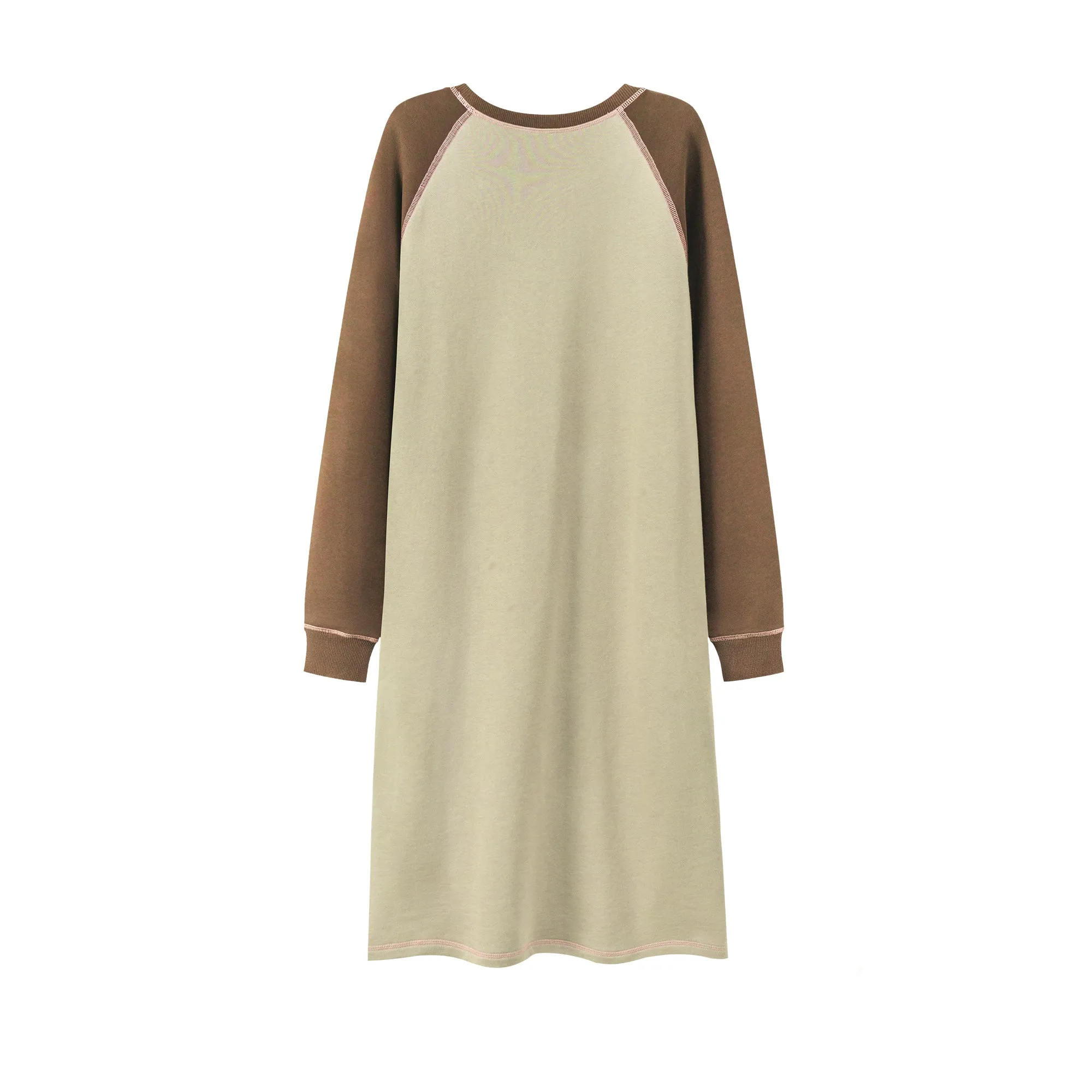Only Good Vibes Teddy Bear Raglan Dress