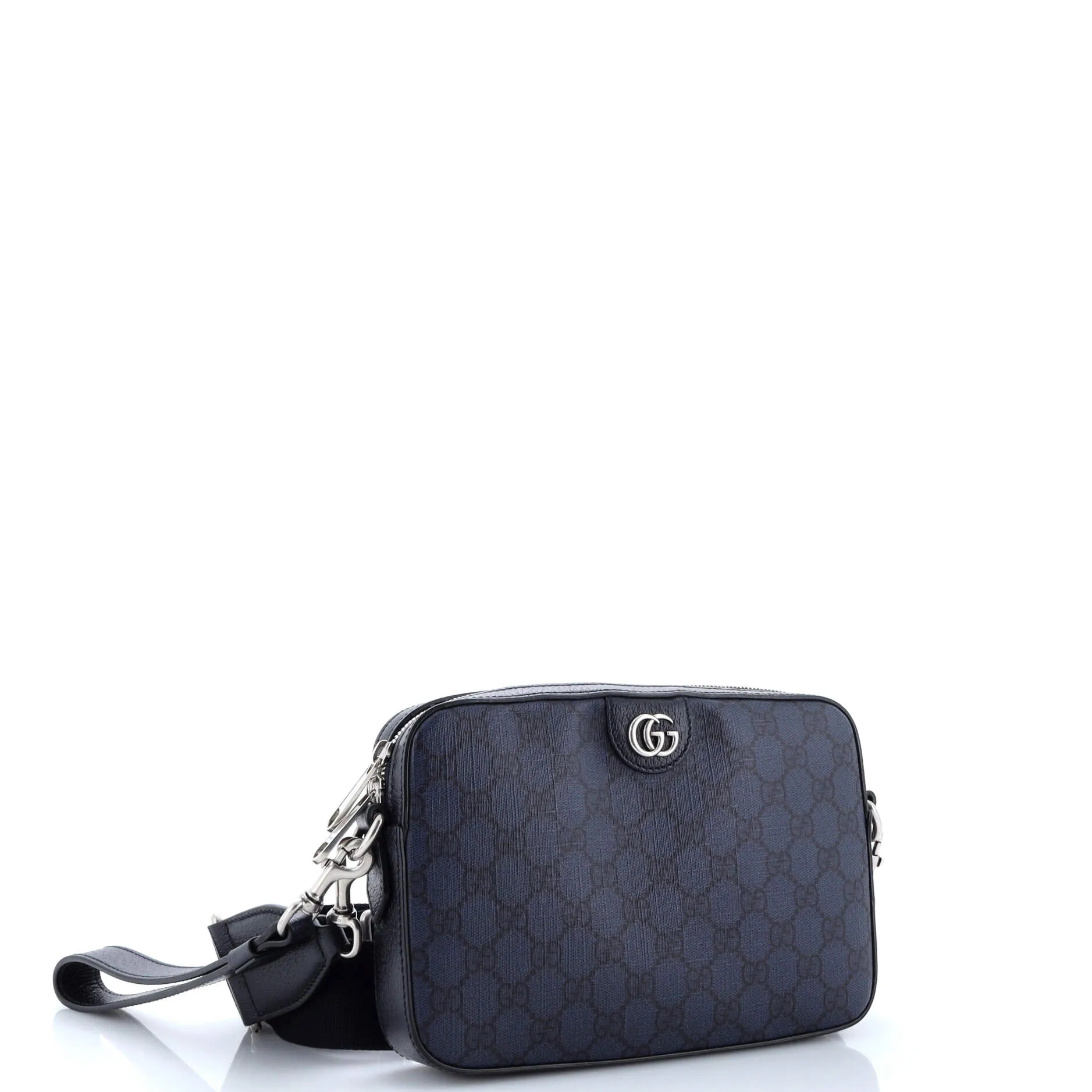 Ophidia Zip Wristlet Shoulder Bag GG Coated Canvas Small