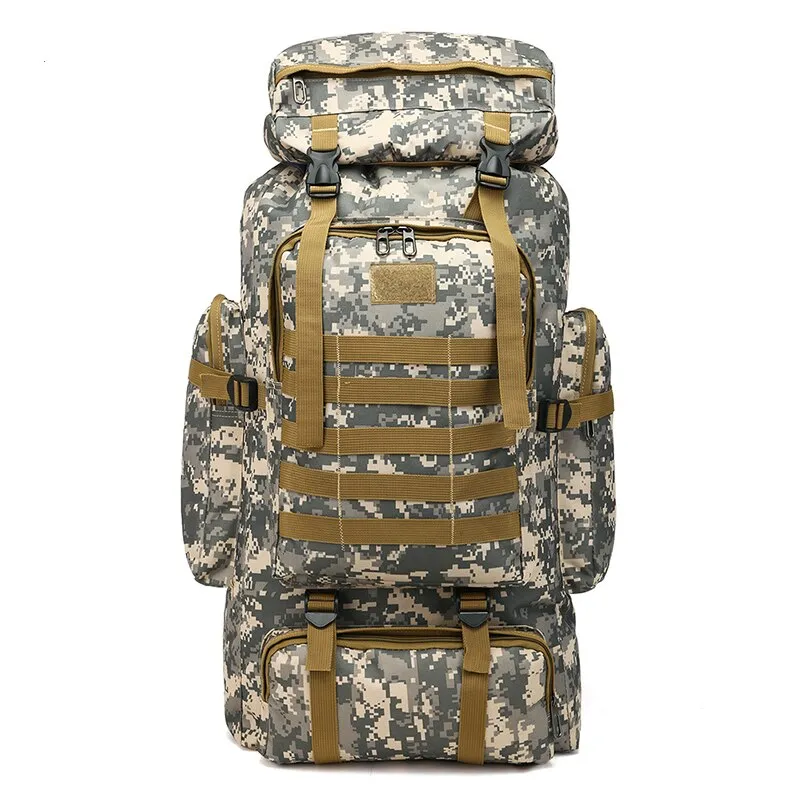 Outdoor Camouflage Backpack Men Large Capacity Waterproof Outdoor Military Backpack Bag