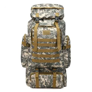 Outdoor Camouflage Backpack Men Large Capacity Waterproof Outdoor Military Backpack Bag