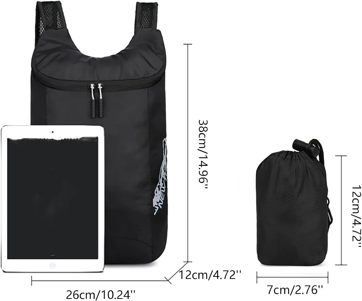Outdoor Folding Bag New Storage Skin Backpack Travel Bag Men And Women Sports Backpack Holder Dog Backpacks (One Size)