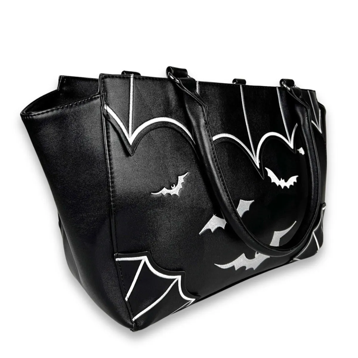 Oversized Spiderweb & Bats Tote Bags