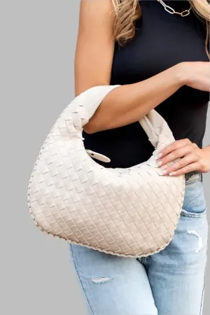 Paige Woven Handbag