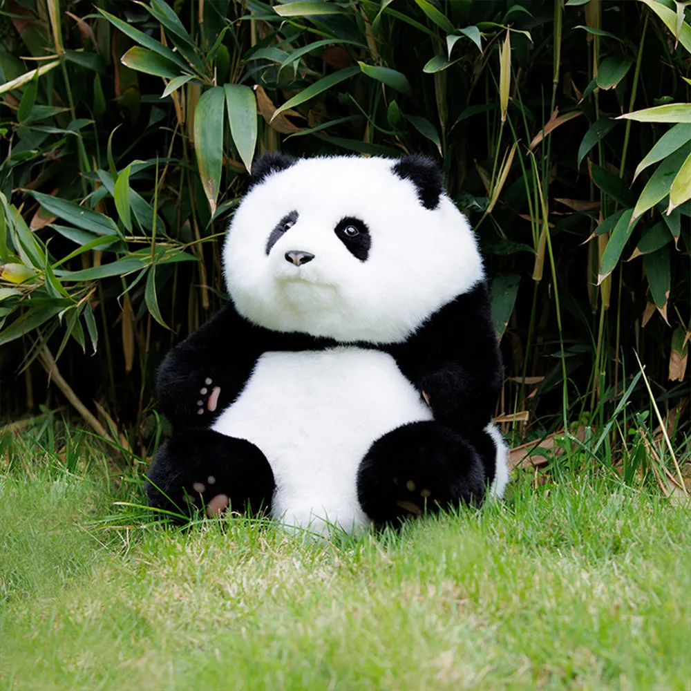 Panda Backpack Hehua Simulated