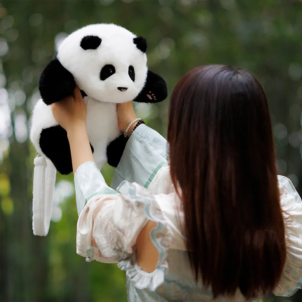 Panda Backpack Hehua Simulated