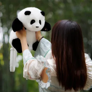 Panda Backpack Hehua Simulated