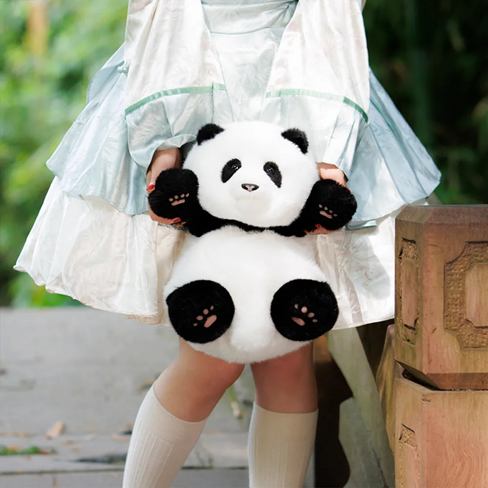 Panda Backpack Hehua Simulated
