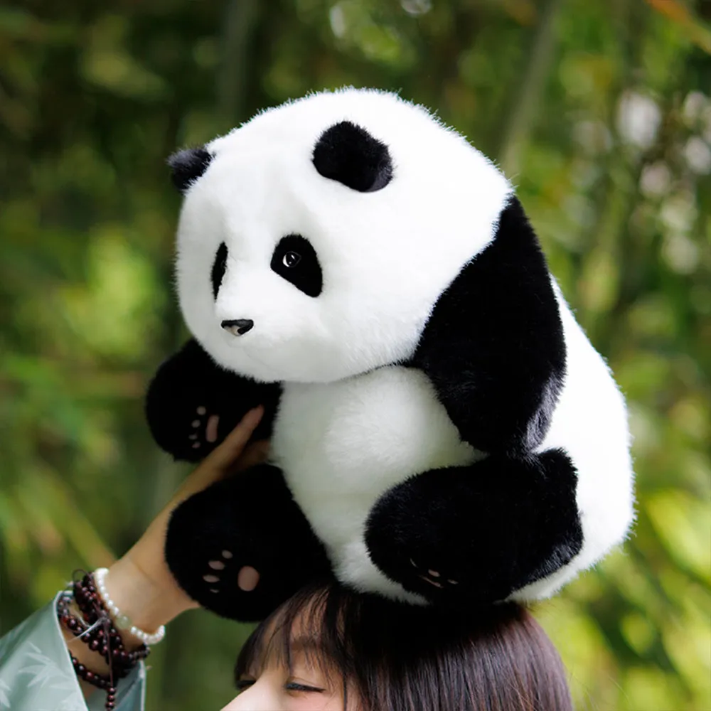 Panda Backpack Hehua Simulated