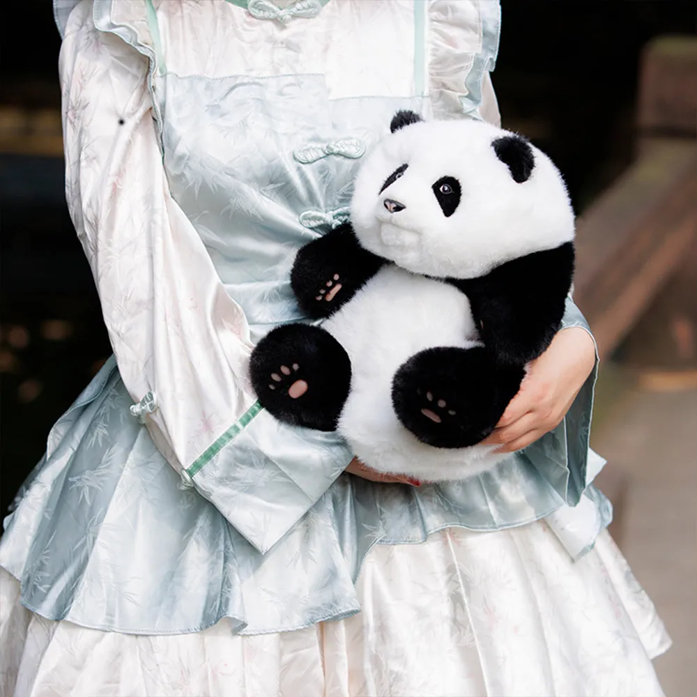 Panda Backpack Hehua Simulated
