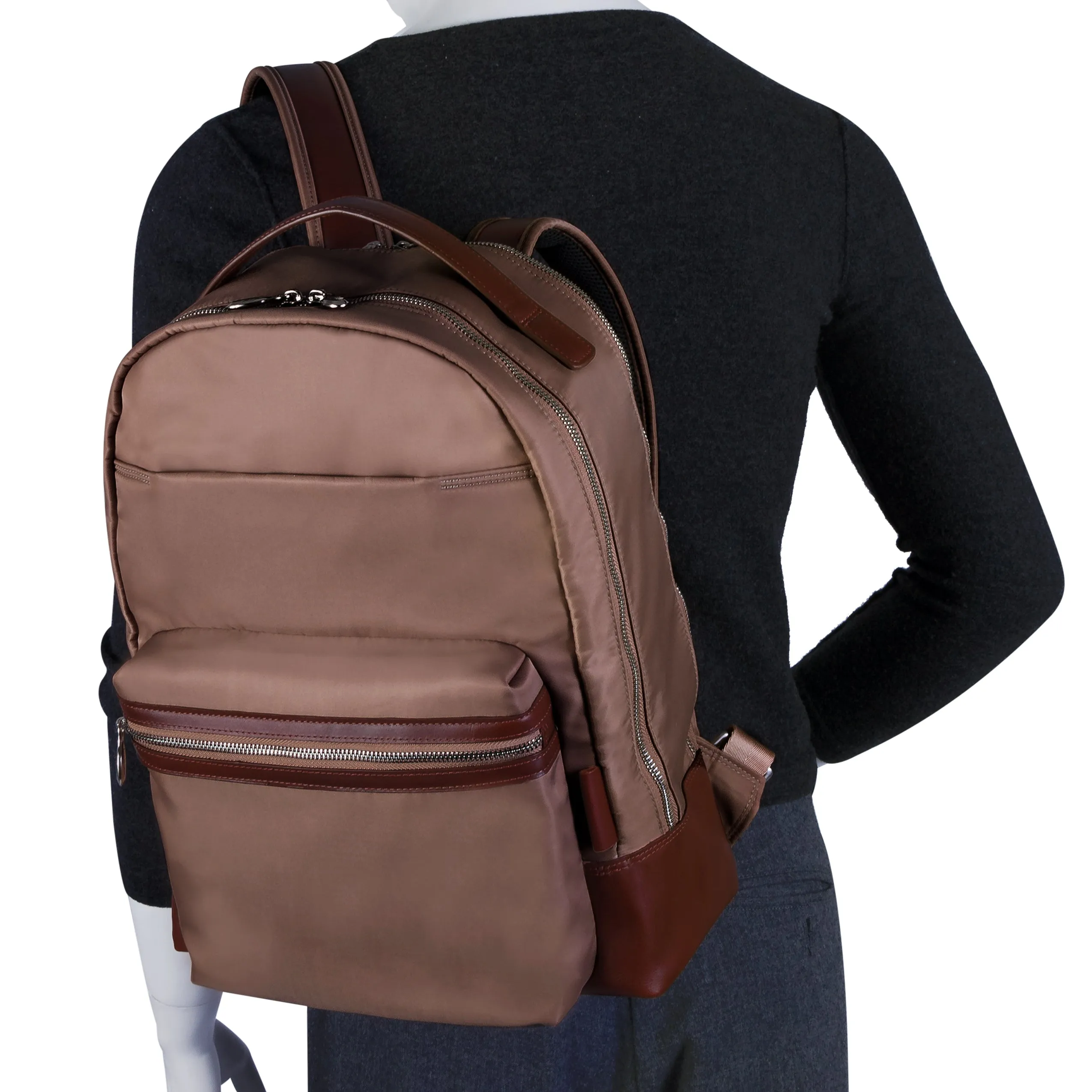 PARKER | 15” Nylon Dual-Compartment Laptop Backpack