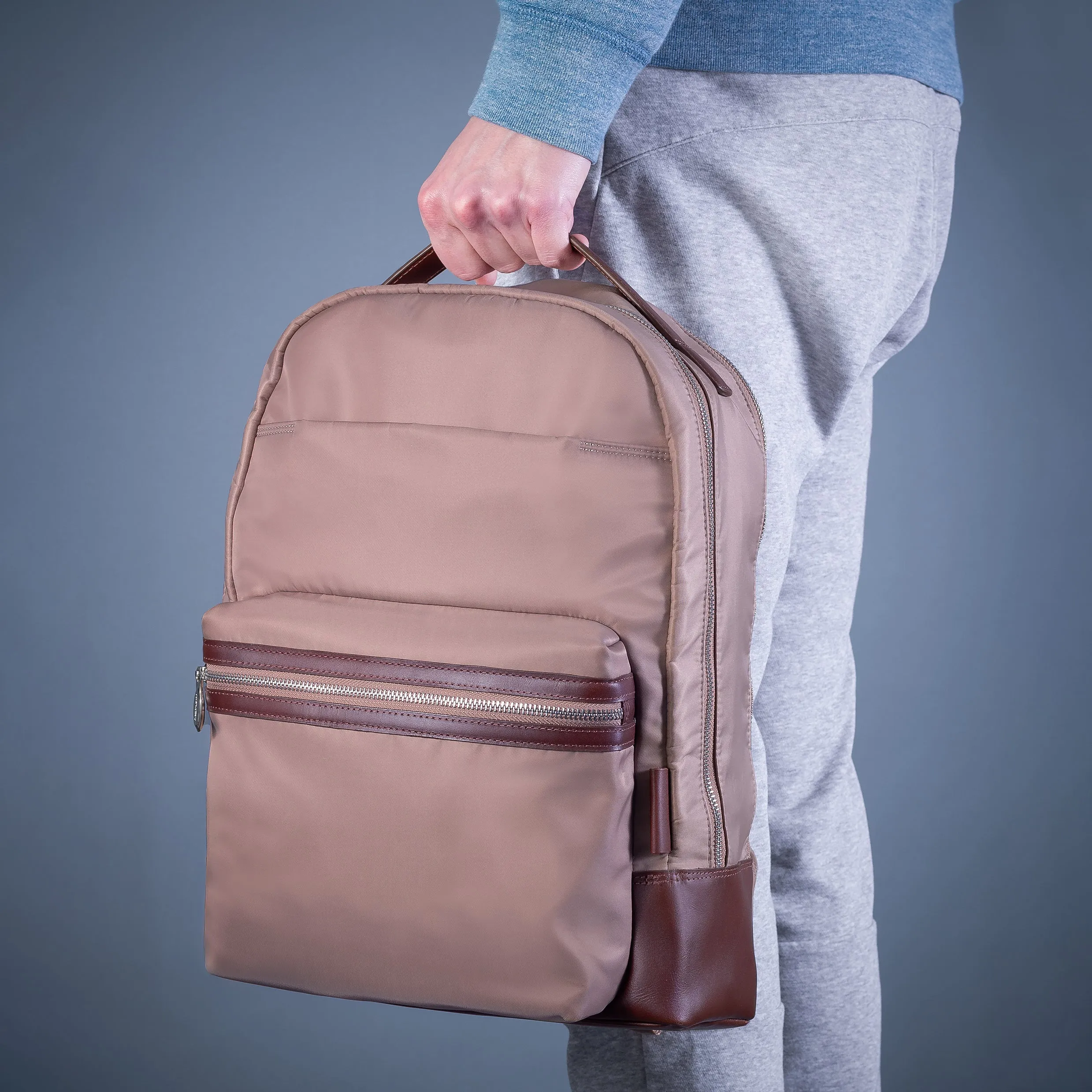 PARKER | 15” Nylon Dual-Compartment Laptop Backpack