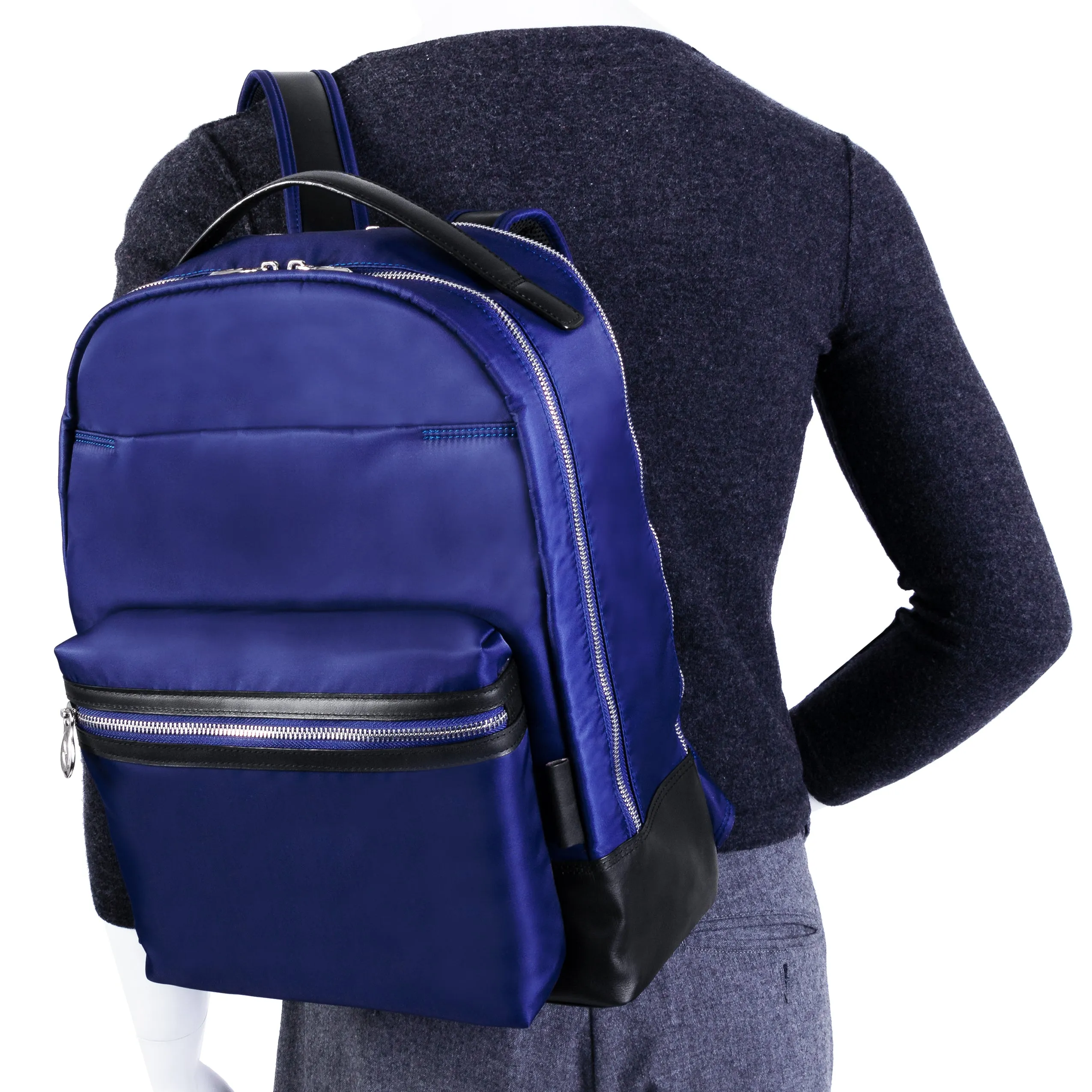 PARKER | 15” Nylon Dual-Compartment Laptop Backpack