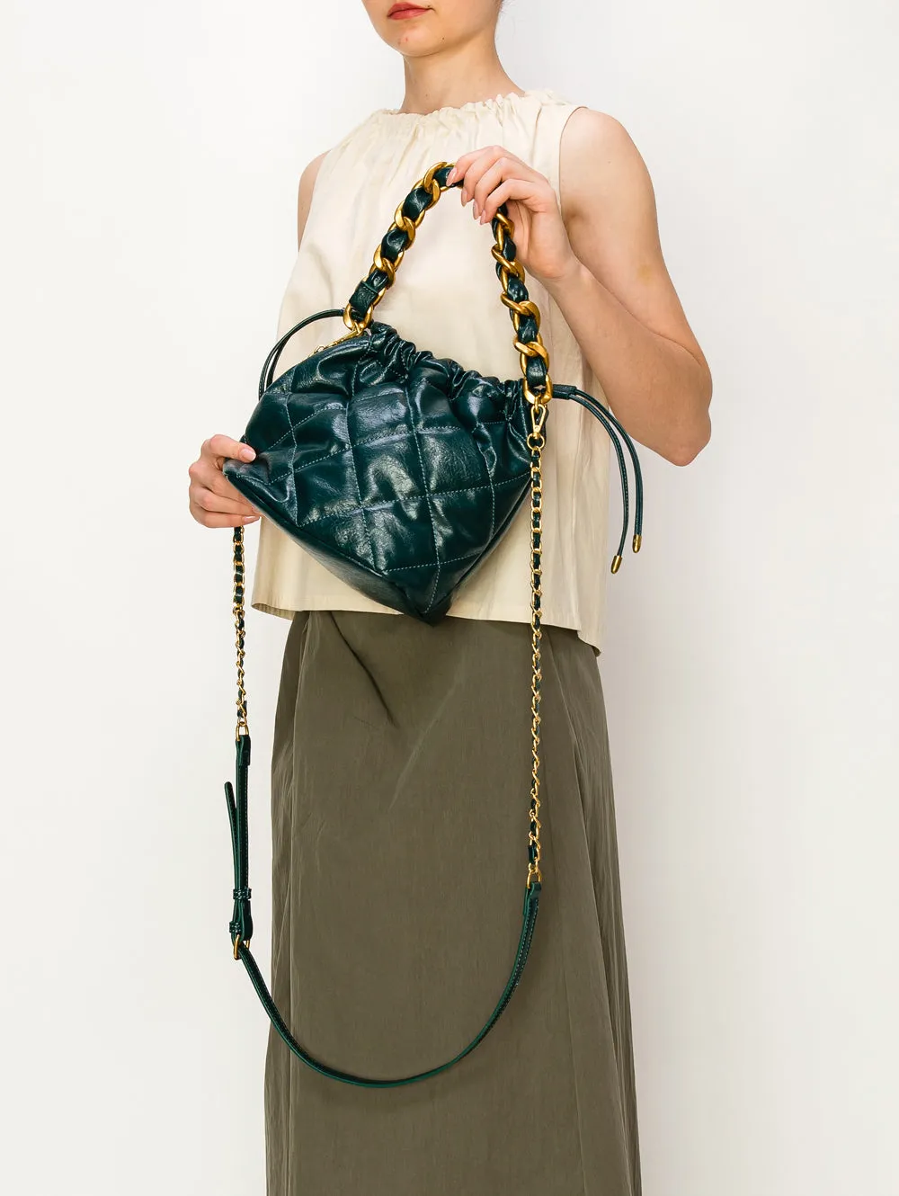 Parker Drawstring Bucket Bag