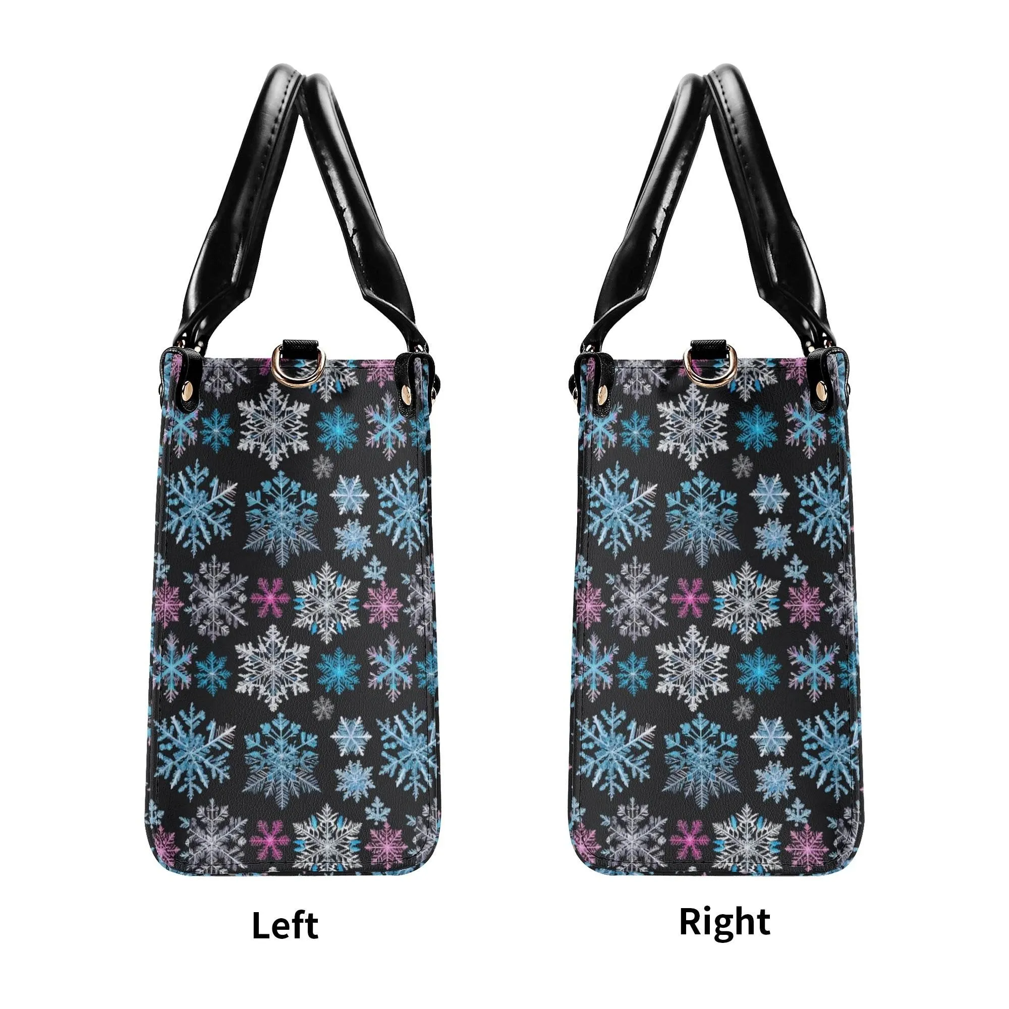 Party Snowflakes Luxury Women Leather Handbag (3 sizes)