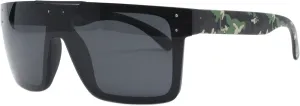 PASTL Polarized Lens Sunglasses Matte Black Square Sporty Fashion UV400