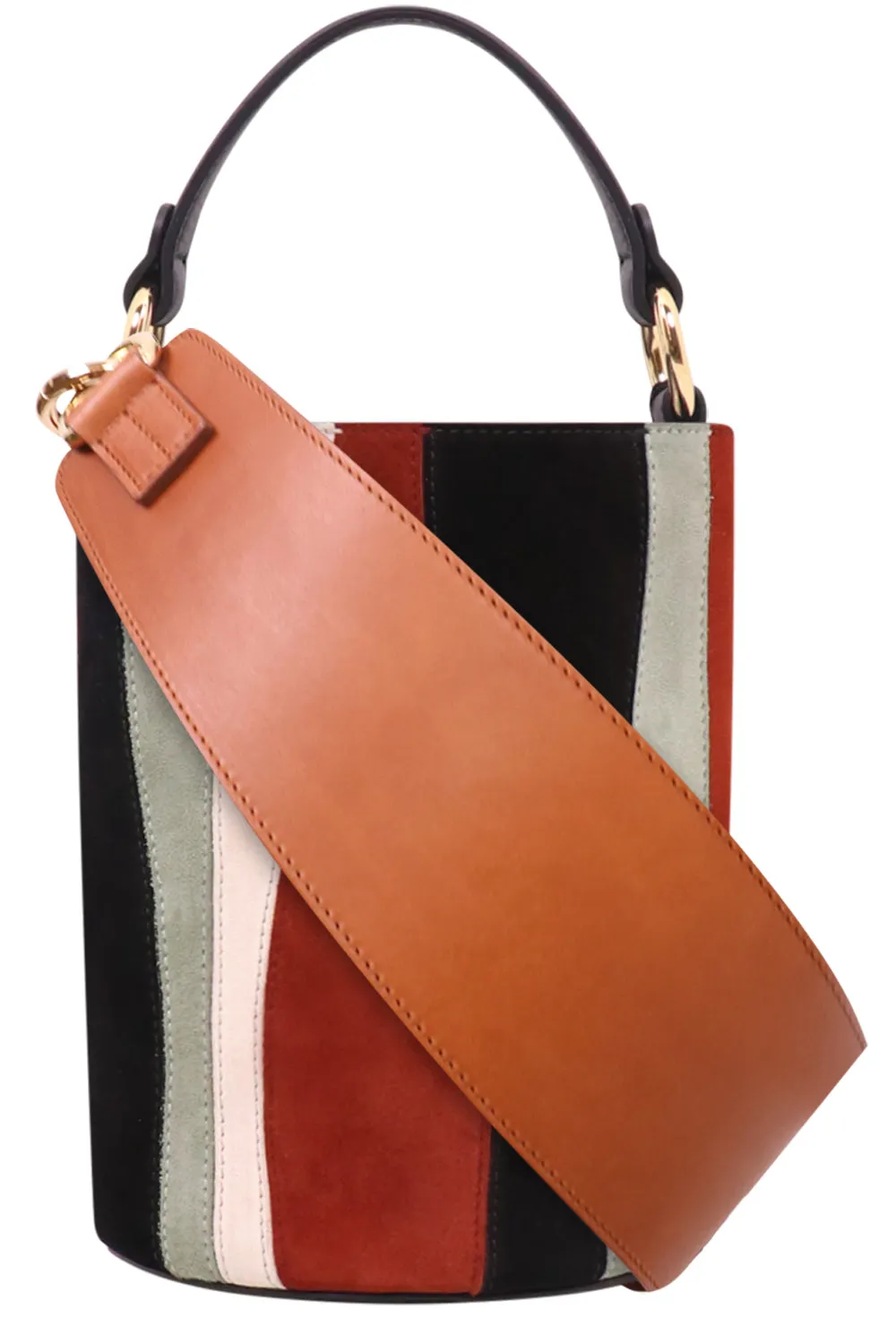 PATCH CYLINDER SMALL BAG | RED