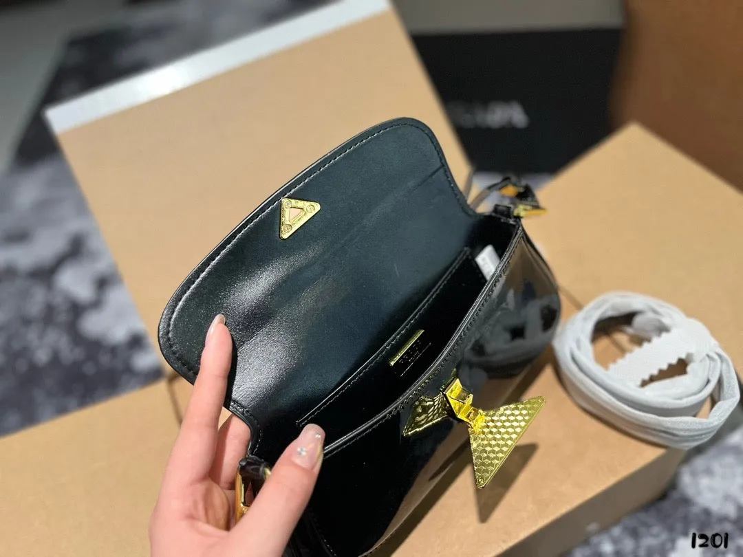 PD289 Re-Edition 2002 Small Leather Shoulder Bag / 9x4.7x2inch