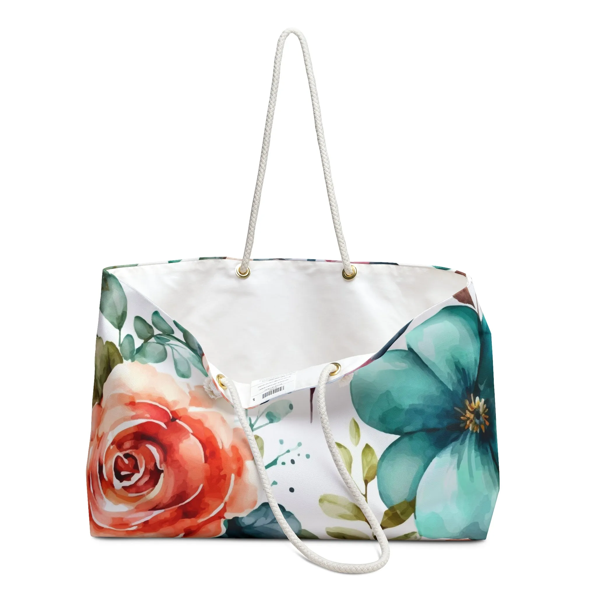 Peace Love Boho Beach Bag Travel Weekender Bag Large Tote