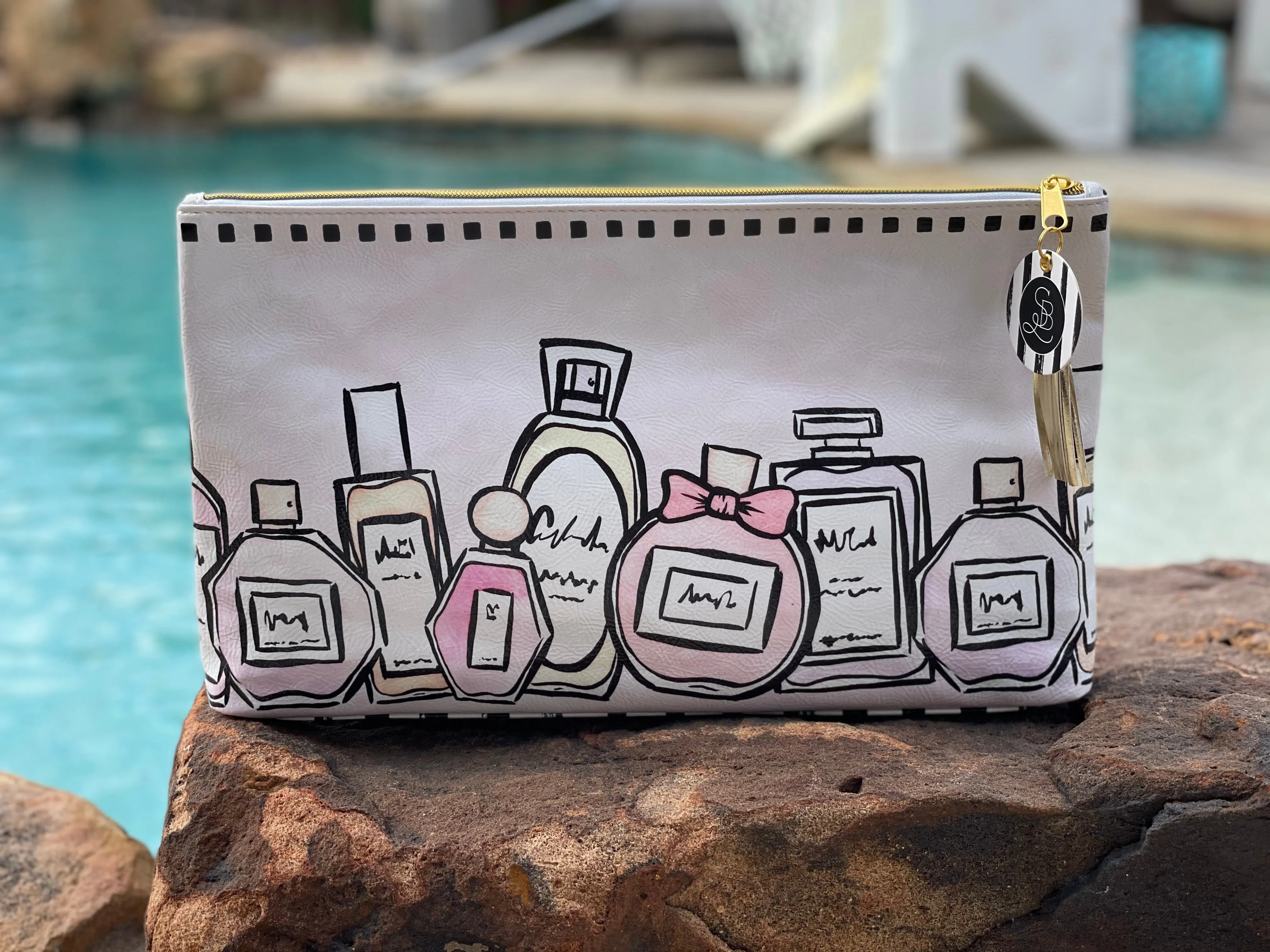 Perfume Bottle Oversized Pouch