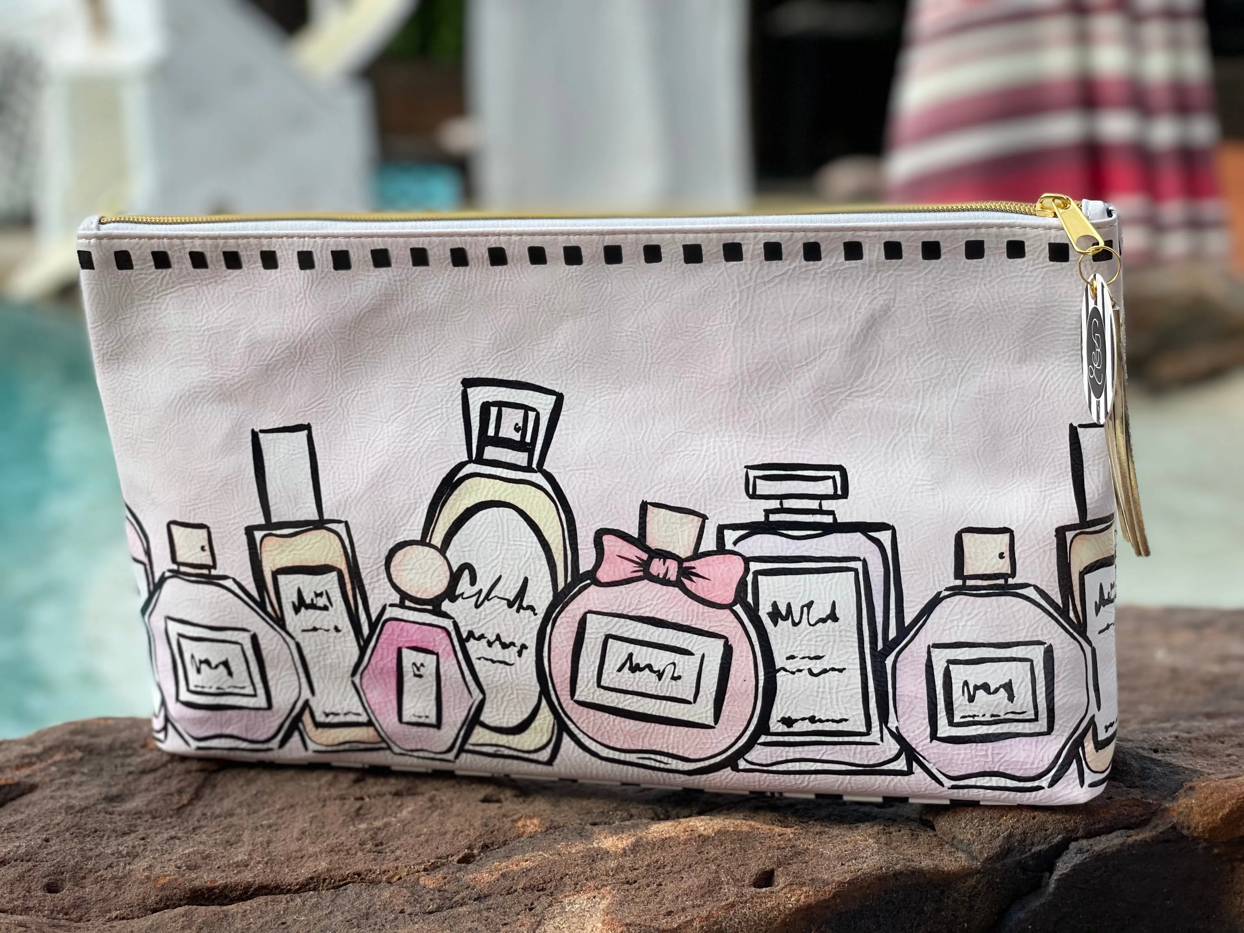 Perfume Bottle Oversized Pouch