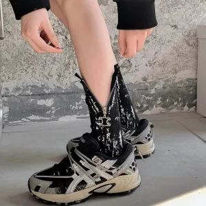 Personalized Handmade Zipper Socks