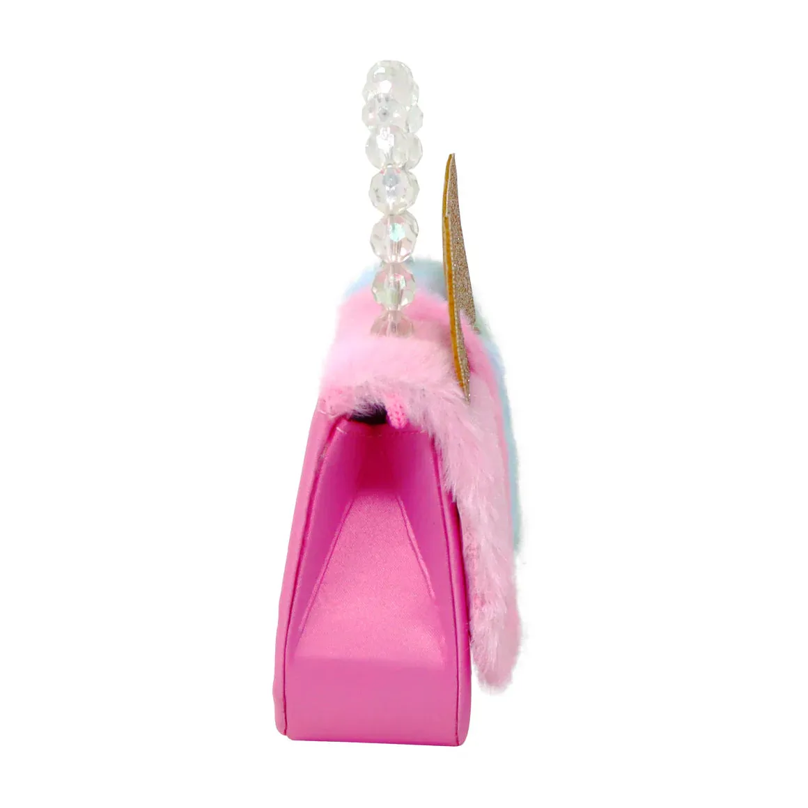 PINK POPPY FLUFFY CAT HANDBAG