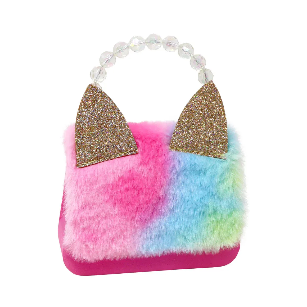PINK POPPY FLUFFY CAT HANDBAG