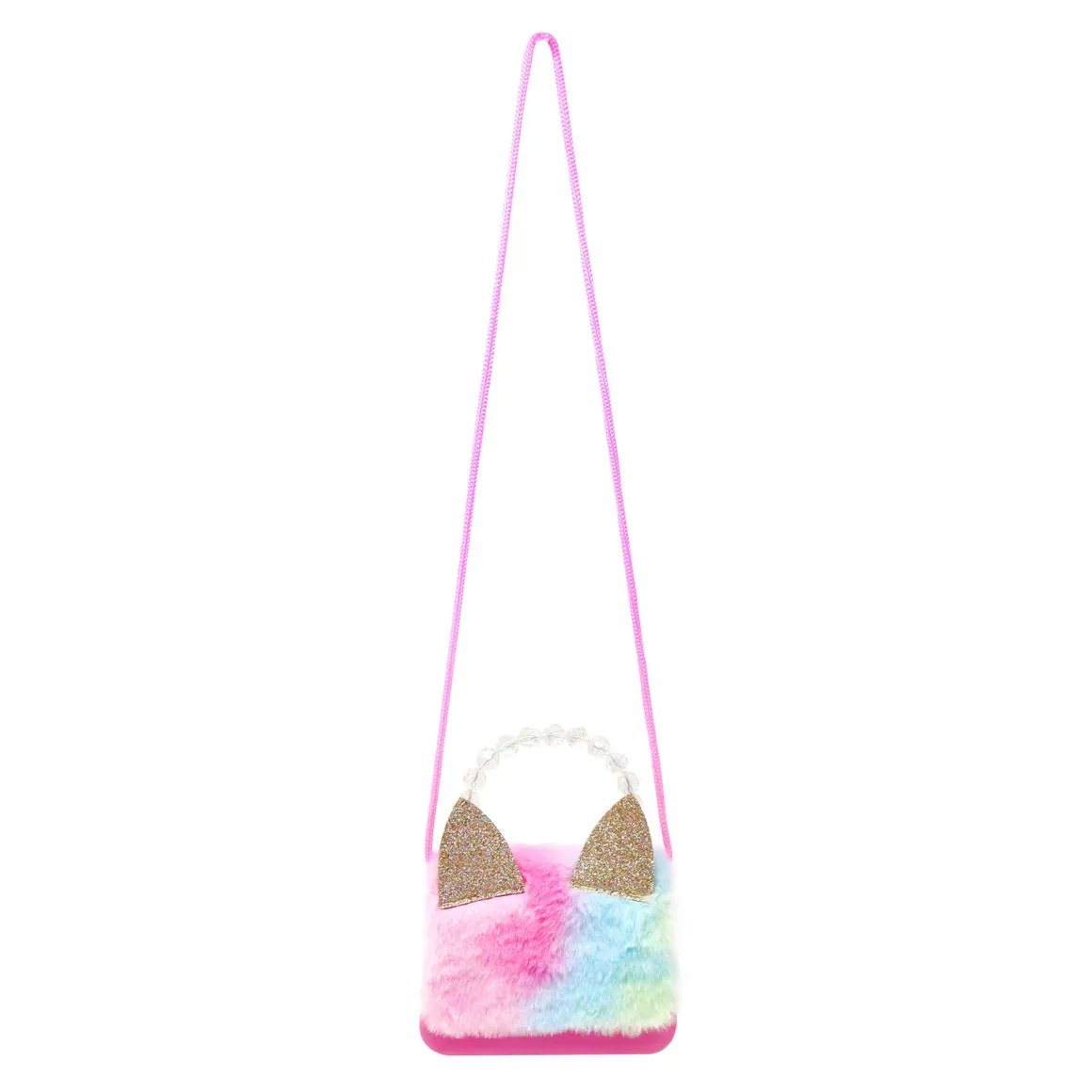 PINK POPPY FLUFFY CAT HANDBAG