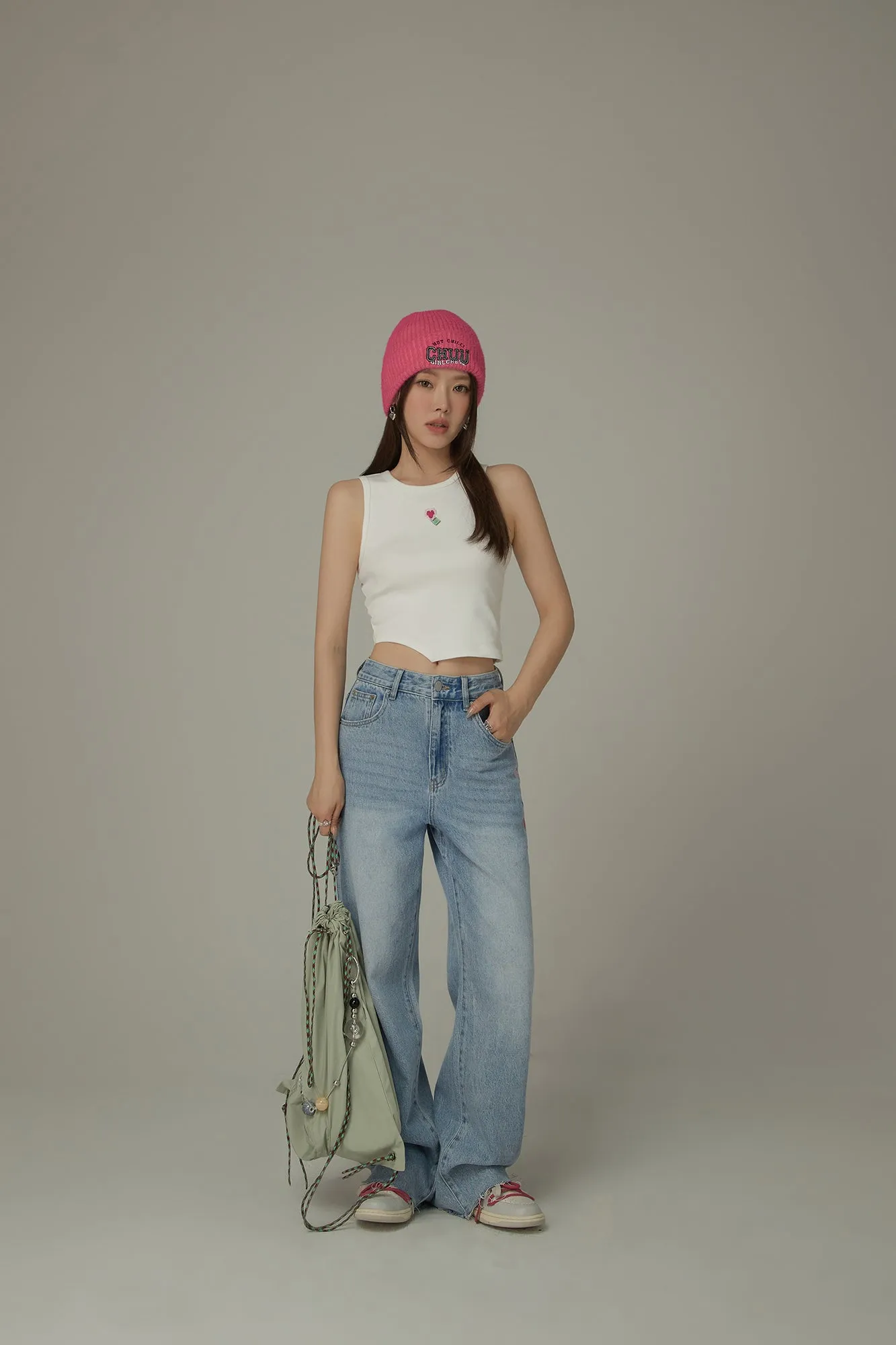 Pixel Heart Mini Logo Tank Top
