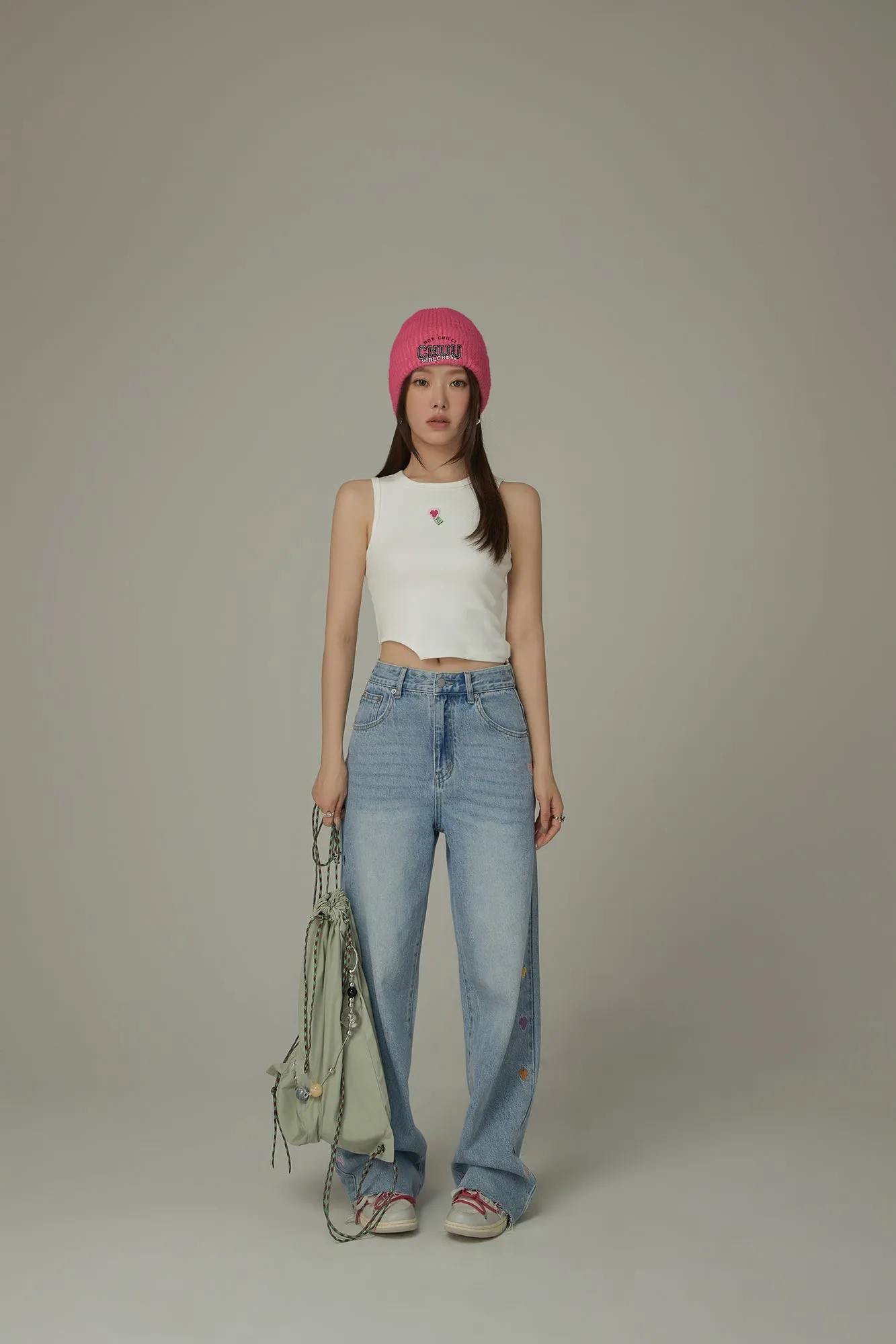 Pixel Heart Mini Logo Tank Top